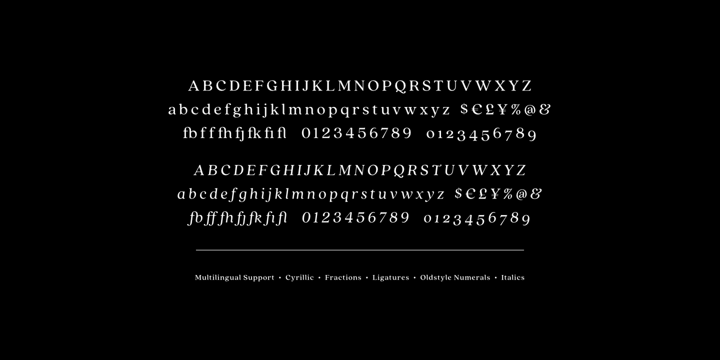 Przykład czcionki Quincy CF Thin Italic